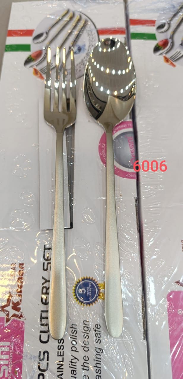 سرویس قاشق چنگال دسینی  148عدد 30 نفره 6006